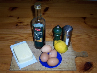 Zutaten für Sauce Hollandaise